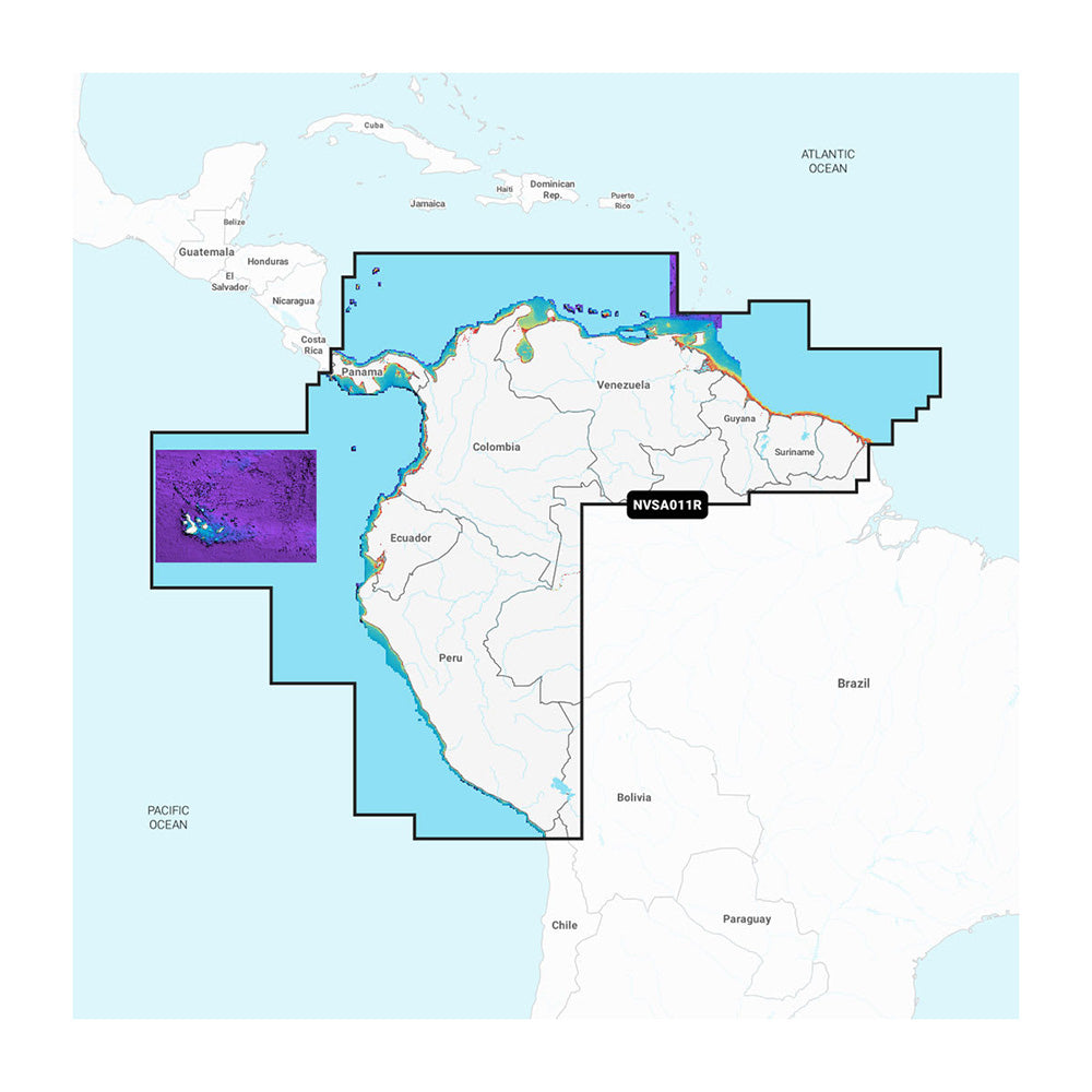 Garmin Navionics Vision+ NVSA011R South America (North) [010-C1452-00]