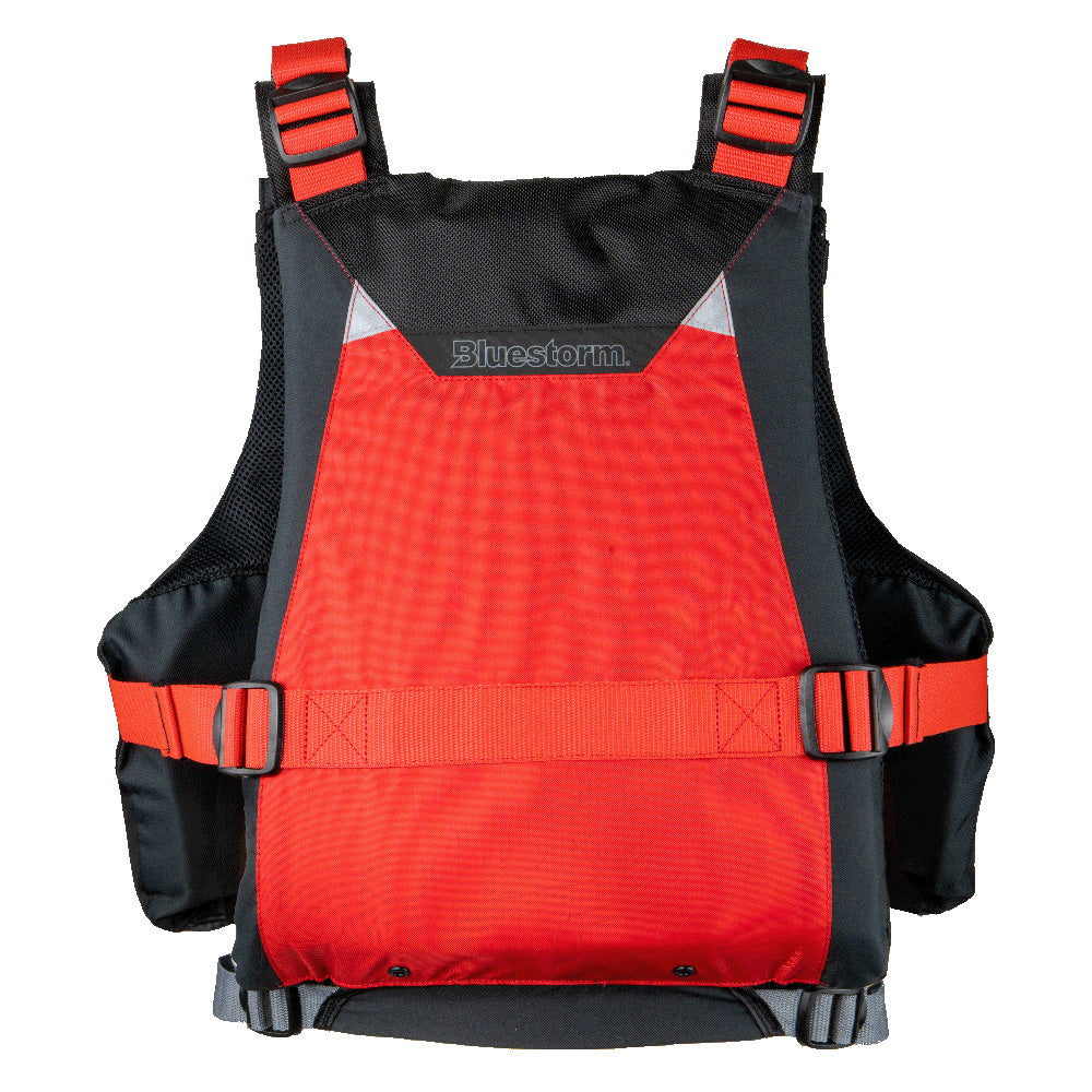 Bluestorm Motive Kayak Fishing Vest - Nitro Red - S/M [BS-248-RDD-S/M]